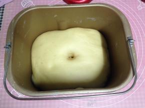 加盖入温热湿润处发酵至两倍大