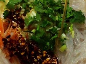 放入芝麻油