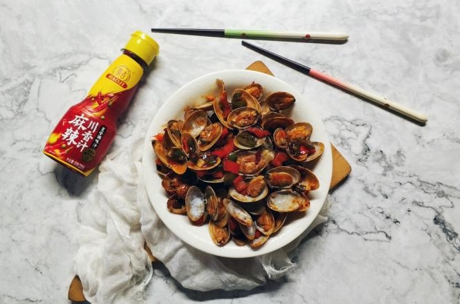 豪吉川香麻辣花蛤