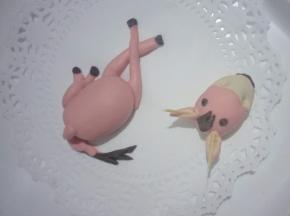 同样方法制作另一只马，我做了个趴着的马。可以发挥想象制作出自己喜欢的样子。