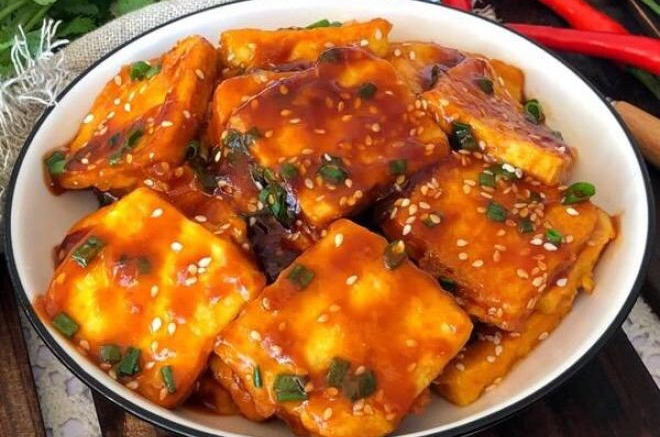糖醋脆皮豆腐