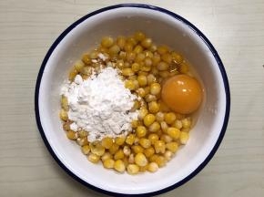 加1个鸡蛋1汤匙玉米淀粉