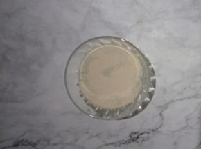 酵母放入水中融化