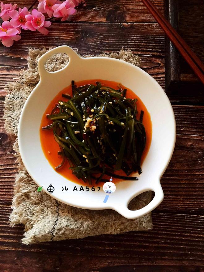 红油蒜末海带丝