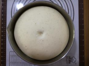 8、饧好的面团，是原来的2倍大。