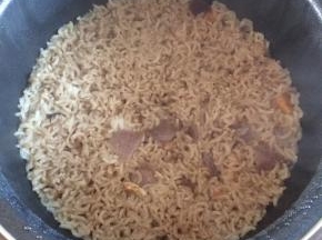 煮好了，用勺子上下拌匀即可。