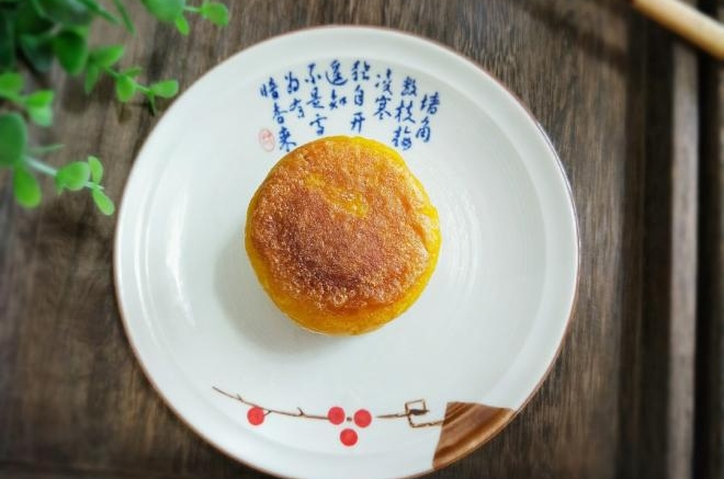 绿豆馅南瓜饼