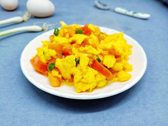 酸酸甜甜的番茄炒蛋