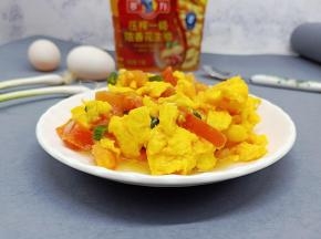 番茄炒蛋人人都爱、不仅颜色漂亮！味道极好！而且超级适合新手做！
