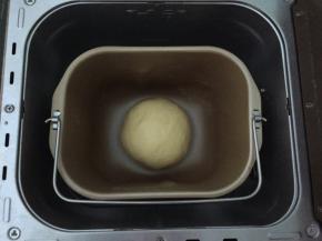 放回面包机中发酵