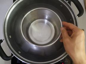 3、不锈钢盆消毒。