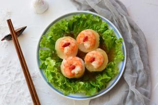 鲜虾瑶柱蒸冬瓜