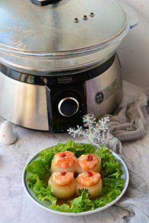 鲜虾瑶柱蒸冬瓜