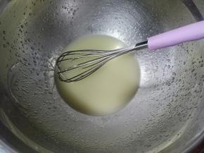 橙子糖水和玉米油乳化