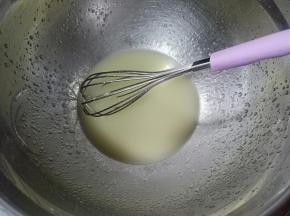 橙子糖水和玉米油乳化