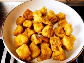 入豆泡。