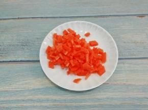 然后切成块，用料理机打打成汁