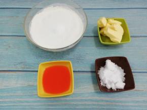 准备做饼干的食材