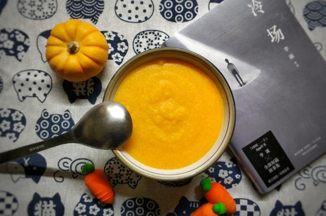 小米红萝卜山药糊