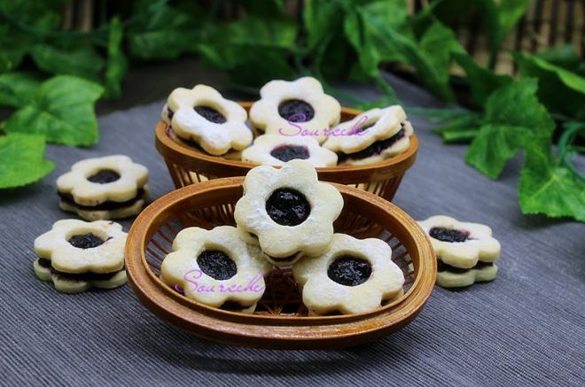 蓝莓果酱小甜饼