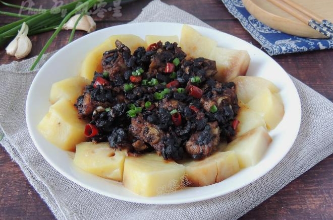豆豉土豆蒸排骨