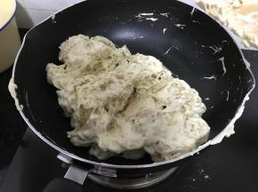 出现拉丝的状态就可以出锅啦