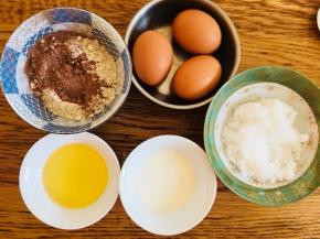 准备食材，这款可可粉真的超好吃，可以试试，食材全部称重