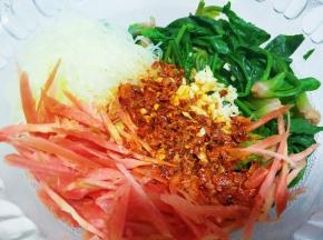 浇上热油