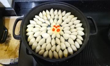倒入水