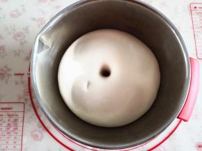 3.	面团发酵好体积为原来的2倍大，