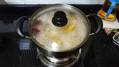 盖上盖子慢煲40分钟