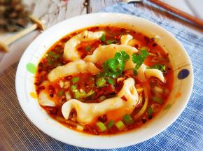 酸辣美味的饺子做好啦！