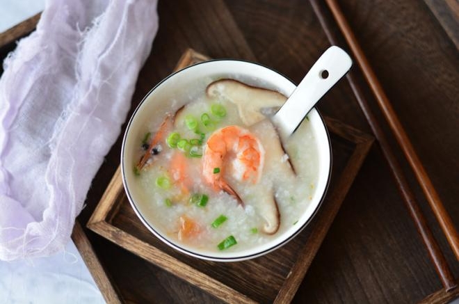 鲜虾粥