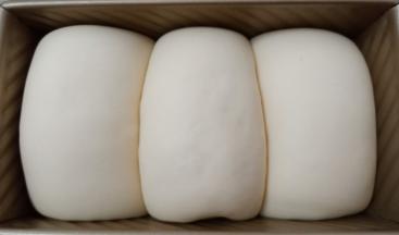 发酵至模具的九分满。