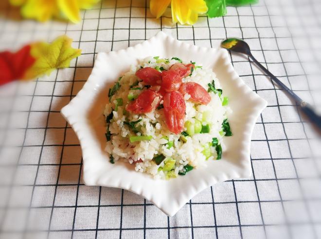 腊肠菜炒饭