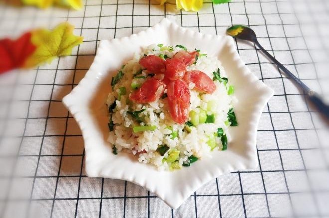 腊肠菜炒饭