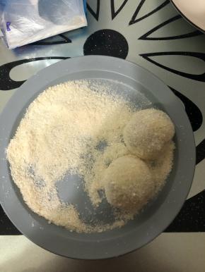 滚上椰蓉就可以了！