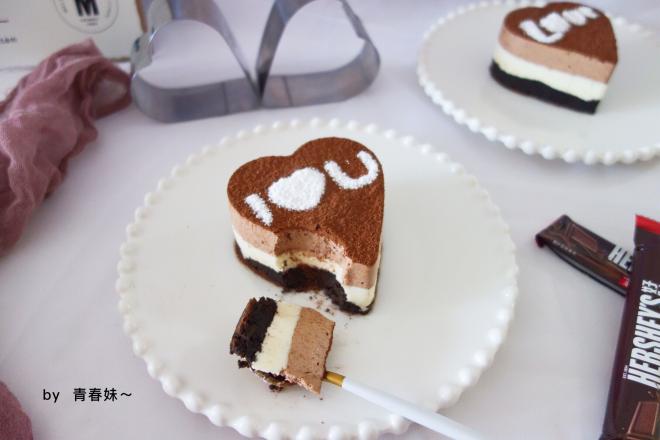 情人节黑白巧克力慕斯