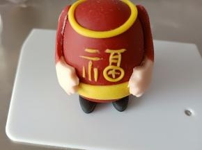 胳膊粘好