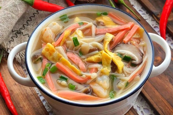 三鲜菌菇汤