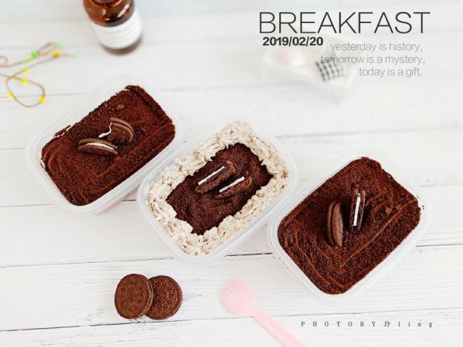 奥利奥咸奶油盒子蛋糕