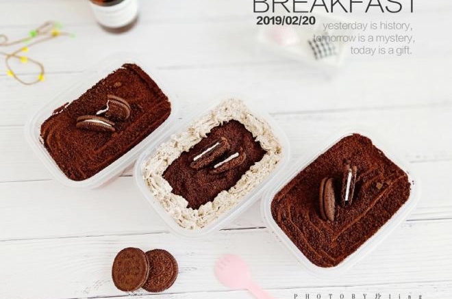 奥利奥咸奶油盒子蛋糕