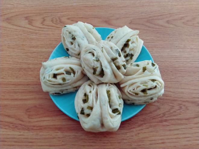 花开富贵葱香花卷