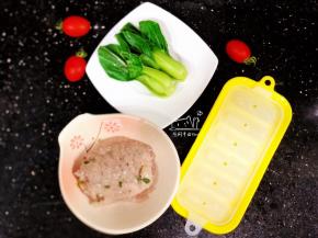 小棠菜鱼肉肠的材料