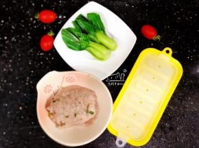 小棠菜鱼肉肠的材料