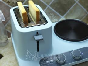 用东菱早餐机加热，上色我选的是3档。