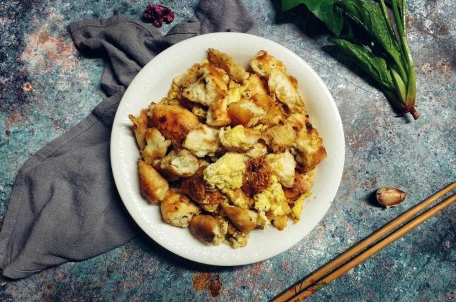 河南烧饼炒鸡蛋