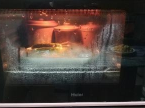 入蒸烤箱100度20分钟