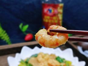 吃一个虾仁太满足了～