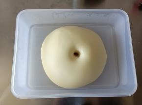 发酵至两倍大，手指戳洞不塌陷不回缩